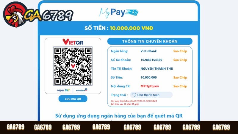 Một vài câu hỏi thường gặp khi người chơi nạp tiền GA6789